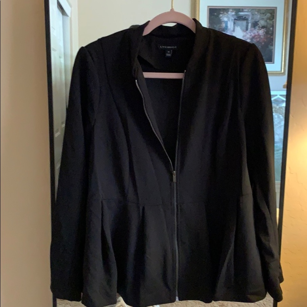 Black polyester jacket